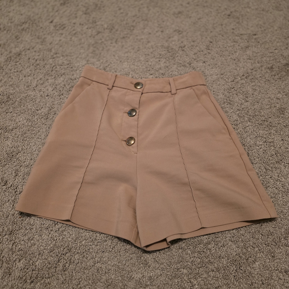 Stylish Tan Women's Shorts